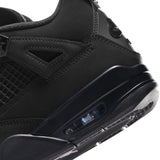 AIR JORDAN 4 RETRO 'BLACK CAT' GS - BLACK/BLACK-LT GRAPHITE