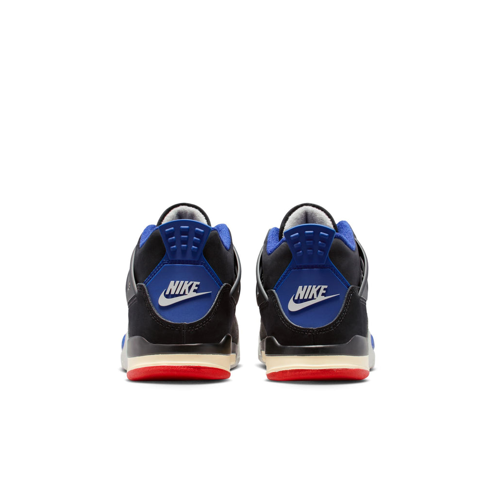AIR JORDAN 4 RETRO 'RARE AIR' PS - BLACK/FIRE RED-DEEP ROYAL BLUE
