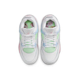 AIR JORDAN 4 RETRO PS - WHITE/MED SOFT PINK-HALF BLUE