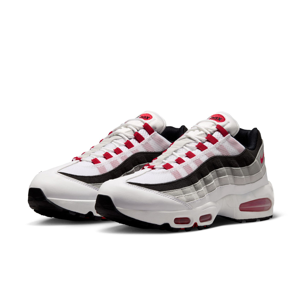 NIKE AIR MAX 95 BIG BUBBLE PRM - WHITE/COMET RED-NEUTRAL GREY-MEDIUM GREY