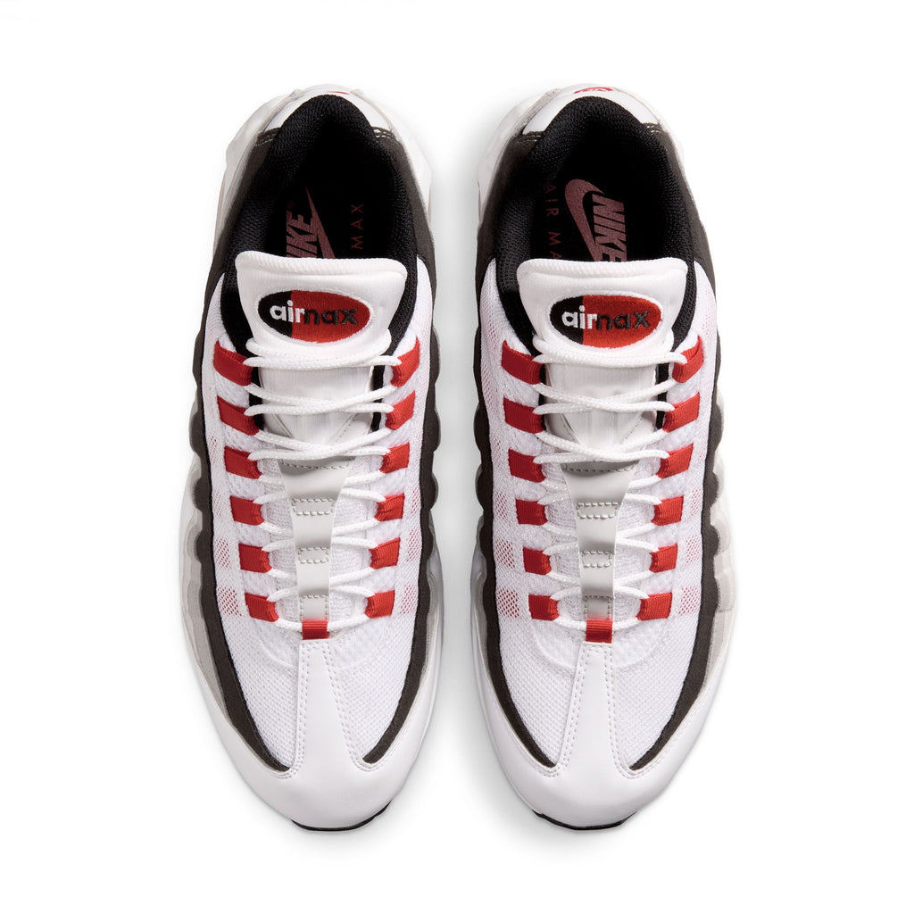NIKE AIR MAX 95 BIG BUBBLE PRM - WHITE/COMET RED-NEUTRAL GREY-MEDIUM GREY
