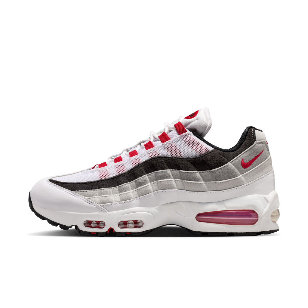 NIKE AIR MAX 95 BIG BUBBLE PRM - WHITE/COMET RED-NEUTRAL GREY-MEDIUM GREY