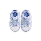 AIR JORDAN 4 RETRO 'ALUMINUM' TD - WHITE/ALUMINUM-BLUE TINT-OIL GREEN