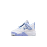 AIR JORDAN 4 RETRO 'ALUMINUM' TD - WHITE/ALUMINUM-BLUE TINT-OIL GREEN