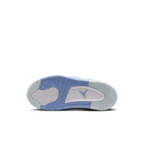 AIR JORDAN 4 RETRO 'ALUMINUM' PS - WHITE/ALUMINUM-BLUE TINT-OIL GREEN