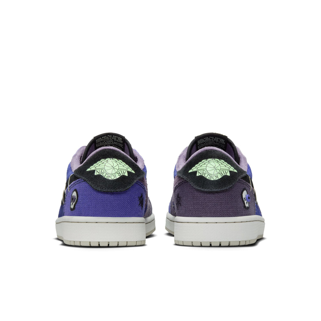 AIR JORDAN 1 RETRO LOW - REGENCY PURPLE/VAPOR GREEN-BLACK