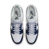 NIKE DUNK LOW RETRO -  WHITE/MIDNIGHT NAVY-PHOTON DUST