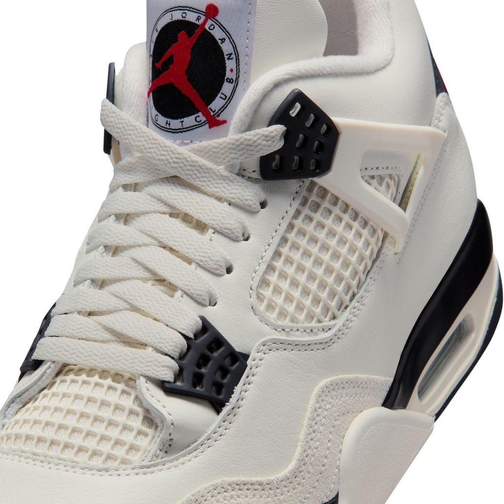 AIR JORDAN 4 'FLIGHT CLUB' - SAIL/BLACK-UNIVERSITY RED