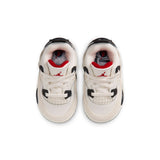 AIR JORDAN 4 TD 'FLIGHT CLUB' - SAIL/BLACK-UNIVERSITY RED