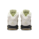 WOMENS AIR JORDAN 5 RETRO - SAIL/LUMINOUS GREEN-ANTHRACITE