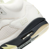 WOMENS AIR JORDAN 5 RETRO - SAIL/LUMINOUS GREEN-ANTHRACITE