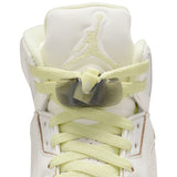 WOMENS AIR JORDAN 5 RETRO - SAIL/LUMINOUS GREEN-ANTHRACITE