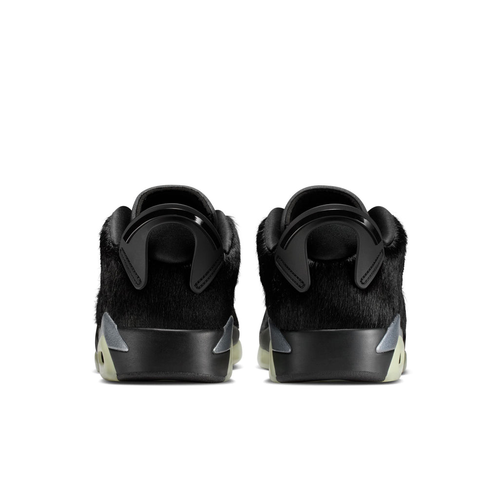 WOMENS AIR JORDAN 6 RETRO LOW - BLACK/BLACK-BLACK