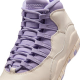 WOMENS AIR JORDAN 10 RETRO - CHALK/HYDRANGEAS-WILD GRAPE