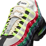 NIKE AIR MAX 95 BIG BUBBLE SP -SAIL/VOLT/UNIVERSITY RED/SPORT GREEN