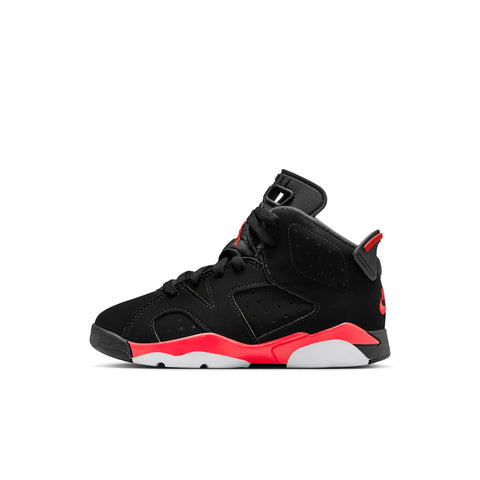 AIR JORDAN 6 RETRO PS "INFRARED SALESMAN" - BLACK/LT CRIMSON