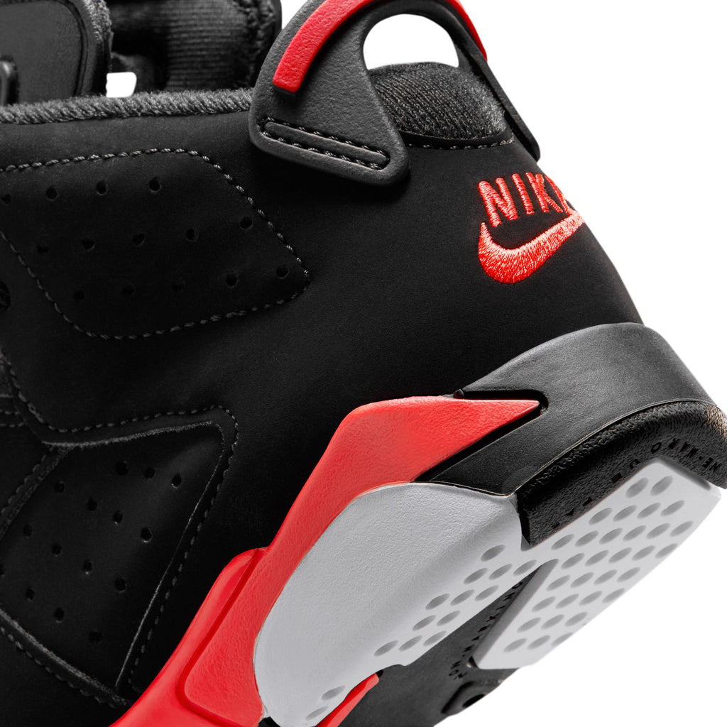 AIR JORDAN 6 RETRO PS "INFRARED SALESMAN" - BLACK/LT CRIMSON