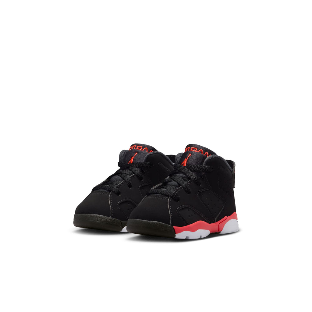 AIR JORDAN 6 RETRO TD "INFRARED SALESMAN" - BLACK/LT CRIMSON