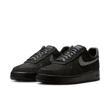 NIKE X JA MORANT AIR FORCE 1 LUXE SWAROVSKI - BLACK/METALLIC SILVER/COBALT BLISS