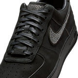 NIKE X JA MORANT AIR FORCE 1 LUXE SWAROVSKI - BLACK/METALLIC SILVER/COBALT BLISS