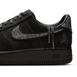 NIKE X JA MORANT AIR FORCE 1 LUXE SWAROVSKI - BLACK/METALLIC SILVER/COBALT BLISS