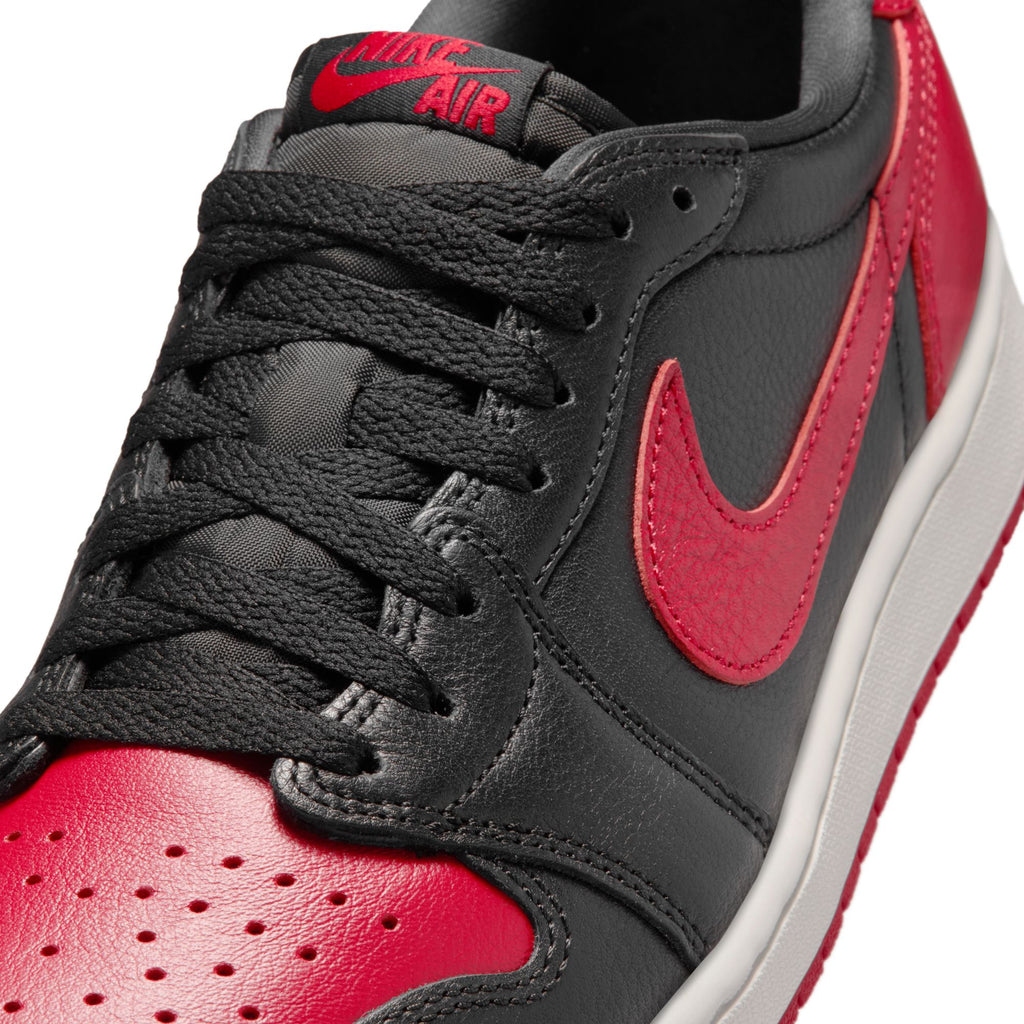 AIR JORDAN 1 RETRO LOW OG 'BANNED' - BLACK/BLACK-VARSITY RED-SUMMIT WHITE