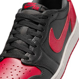 AIR JORDAN 1 RETRO LOW OG 'BANNED' - BLACK/BLACK-VARSITY RED-SUMMIT WHITE