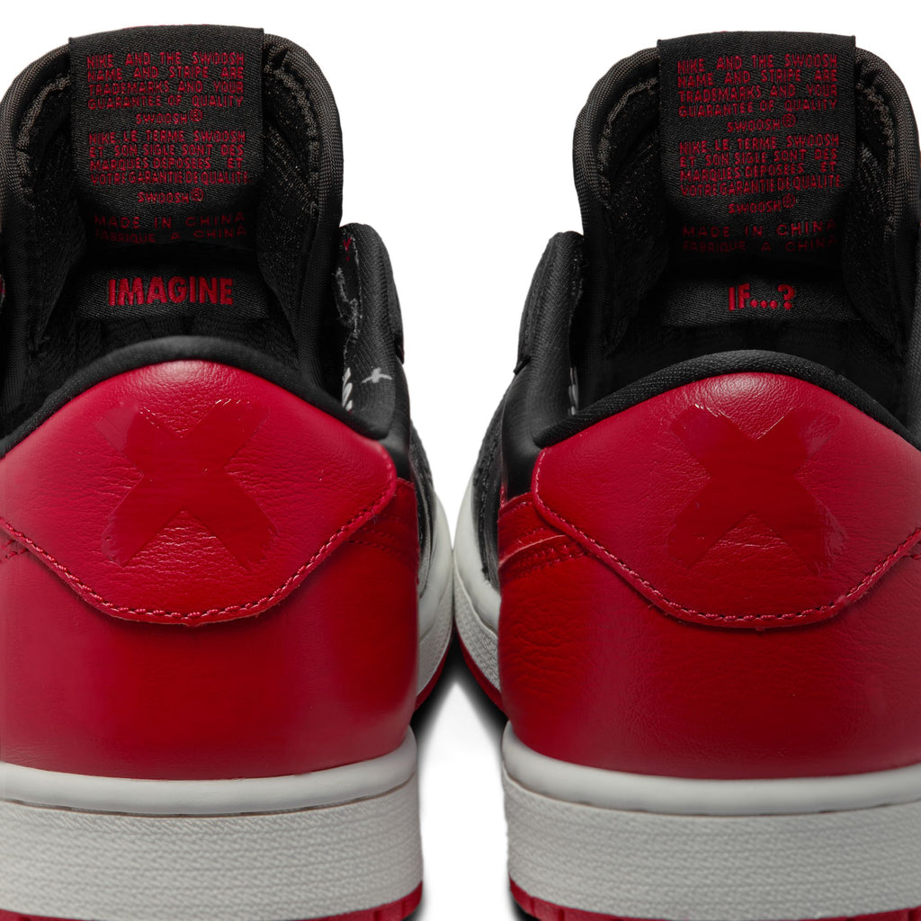 AIR JORDAN 1 RETRO LOW OG 'BANNED' - BLACK/BLACK-VARSITY RED-SUMMIT WHITE