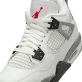 AIR JORDAN 4 RETRO OG 'WHITE CEMENT' GS - SUMMIT WHITE/FIRE RED/CEMENT GREY/BLACK