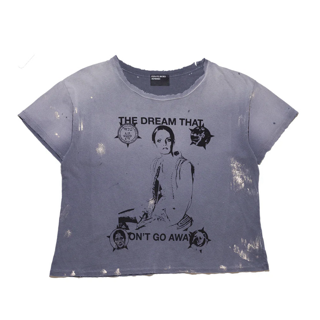 【ENFANTS RICHES DÉPRIMÉS】Tシャツ Enfants Riches Déprimés logo-print distressed T-shirt
