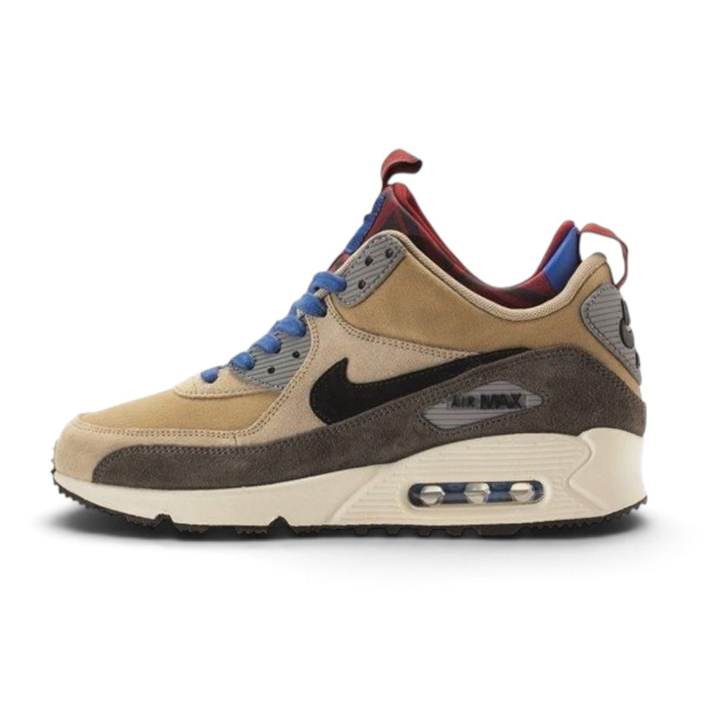 NIKE AIR MAX 90 SNEAKERBOOT PRM - BAMBOO/NEWSPRINT/TEAM RED/BLACK