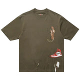 AIR JORDAN MJ STATEMENT 1985 GEL T-SHIRT - MEDIUM OLIVE