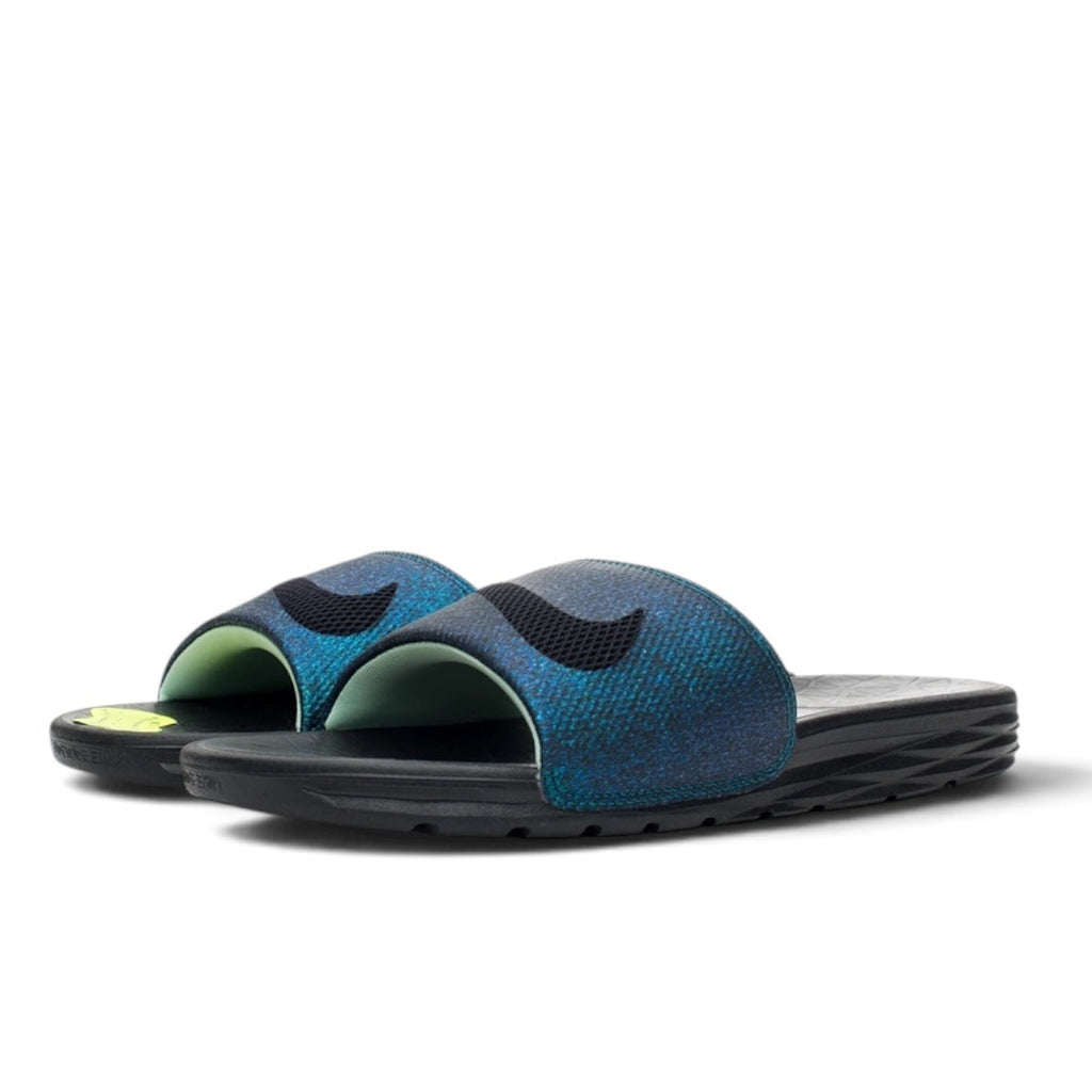 WOMENS NIKE BENASSI SOLARSOFT SLD2 WC QS - TEAL/BLACK