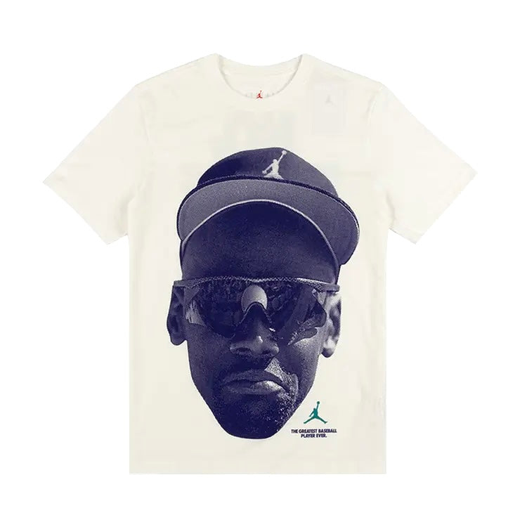 AIR JORDAN DIAMOND 45 GREATEST BASEBALL PLAYER T-SHIRT - WHITE