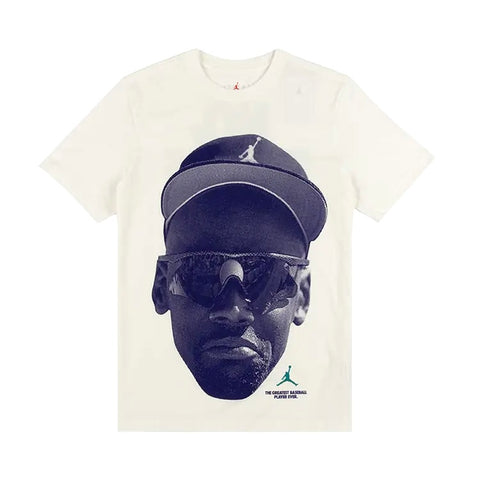 AIR JORDAN DIAMOND 45 GREATEST BASEBALL PLAYER T-SHIRT - WHITE