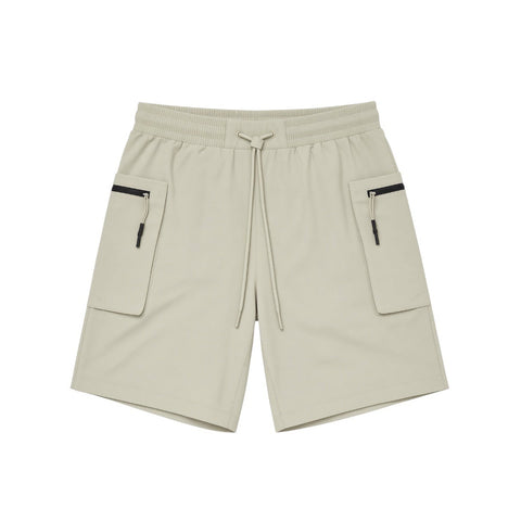 NIKE SPORTSWEAR TECH PACK WOVEN UTILITY SHORTS - OLIVE AURA/BLACK/OLIVE AURA