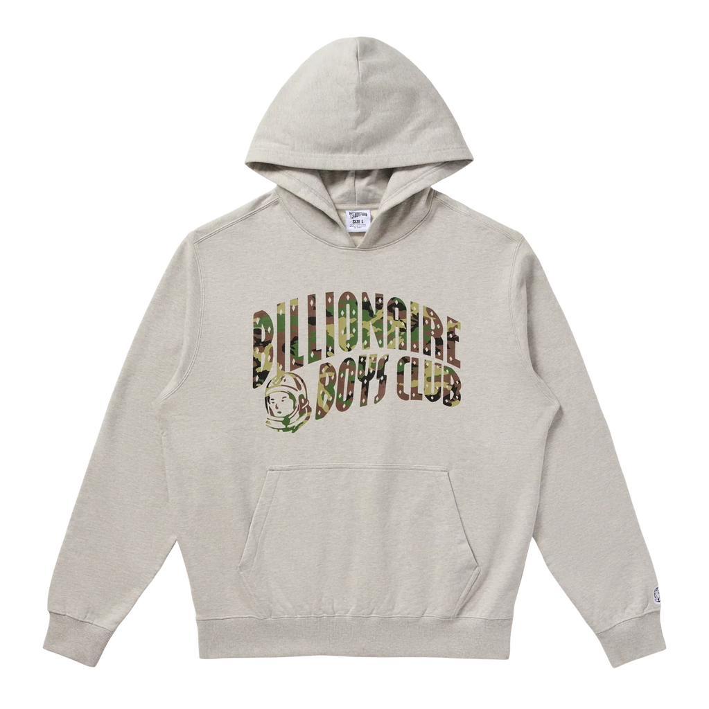 BBC BB CAMO HOODIE - HEATHER GREY