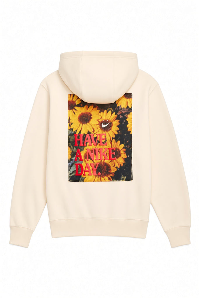 NIKE SPORTSWEAR FRENCH TERRY PULLOVER HOODIE - COCONUT MILK