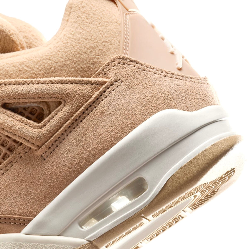 WOMEN'S AIR JORDAN 4 RETRO -  HEMP/LT OREWOOD BRN