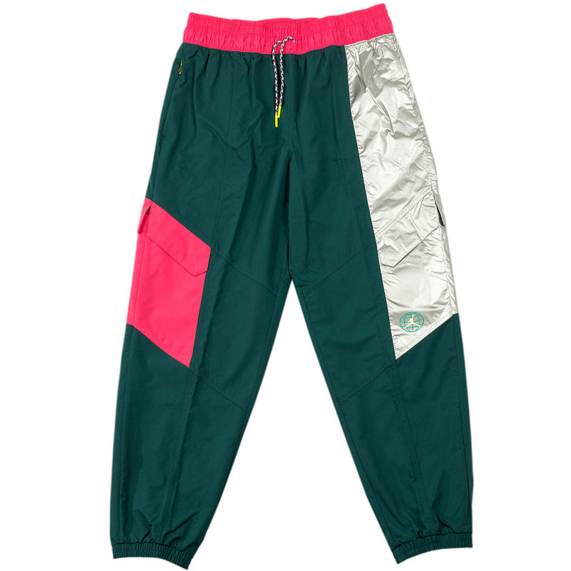WOMENS WINTER UTILITY FLEECE PANT - DARK ATOMIC TEAL/WATERMELON