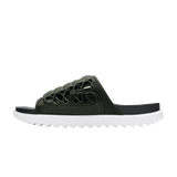 NIKE ASUNA SLIDES - SEQUOIA/WHITE-BLACK