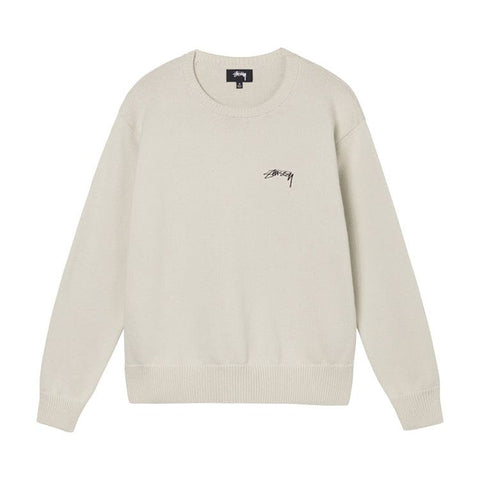 STÜSSY CARE LABEL SWEATER - NATURAL