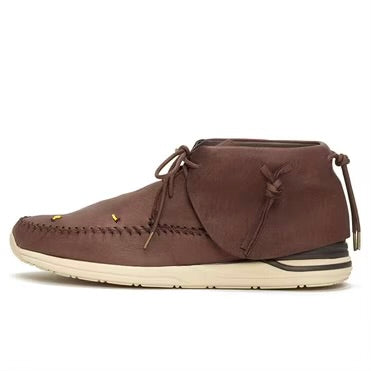 VISVIM FBT LHAMO-FOLK  - DK BROWN