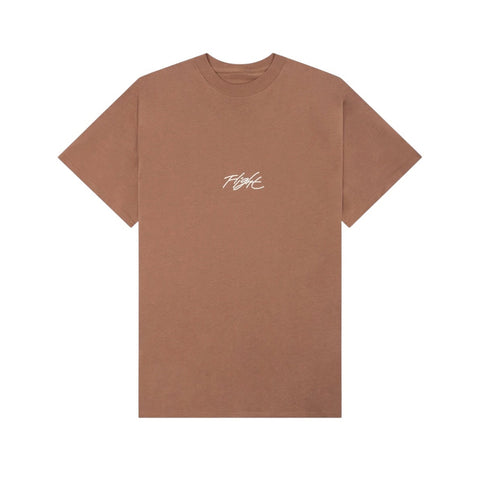 AIR JORDAN FLIGHT ESSENTIAL T-SHIRT - ARCHAEO BROWN/SAIL