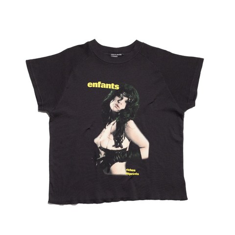 ENFANTS RICHES DÉPRIMÉS SLAVE GIRL RAGLAN T-SHIRT - FADED BLACK