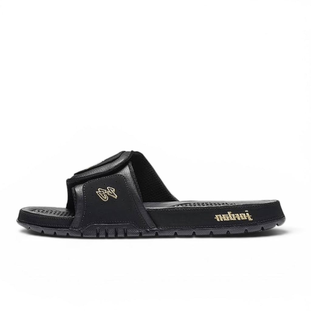 AIR JORDAN HYDRO 2 PREMIER 'BLACK/METALLIC GOLD’