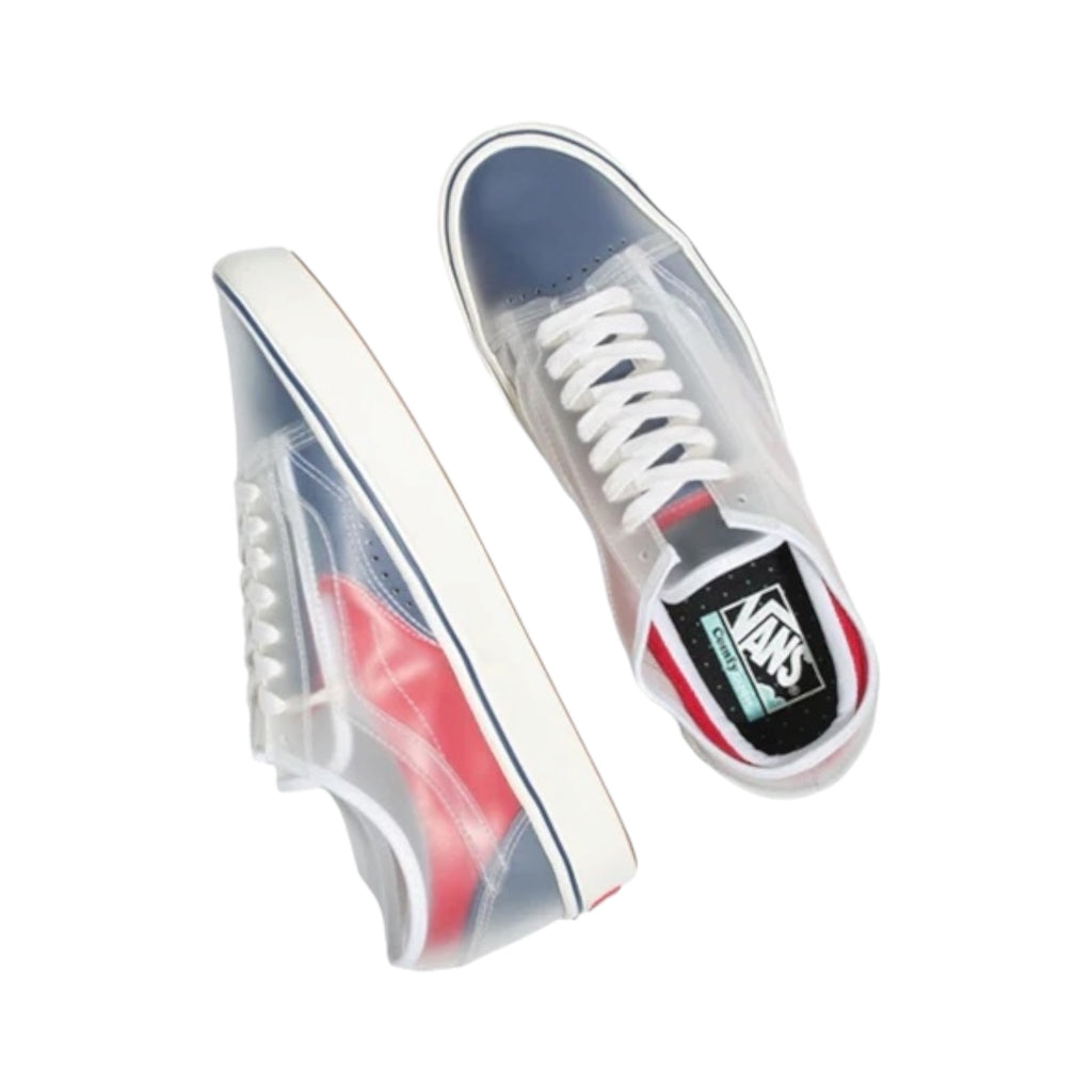VANS COMFYCUSH SLIP-SKOOL - TRUE NAVY/ RED
