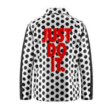 NIKE JUST DO IT POLKA DOT JACKET - BLACK/WHITE