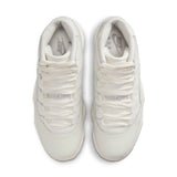 WOMEN'S AIR JORDAN 11 RETRO 'GRAND FINALE'- SAIL/PEARL GREY-WHITE-METALLIC SILVER