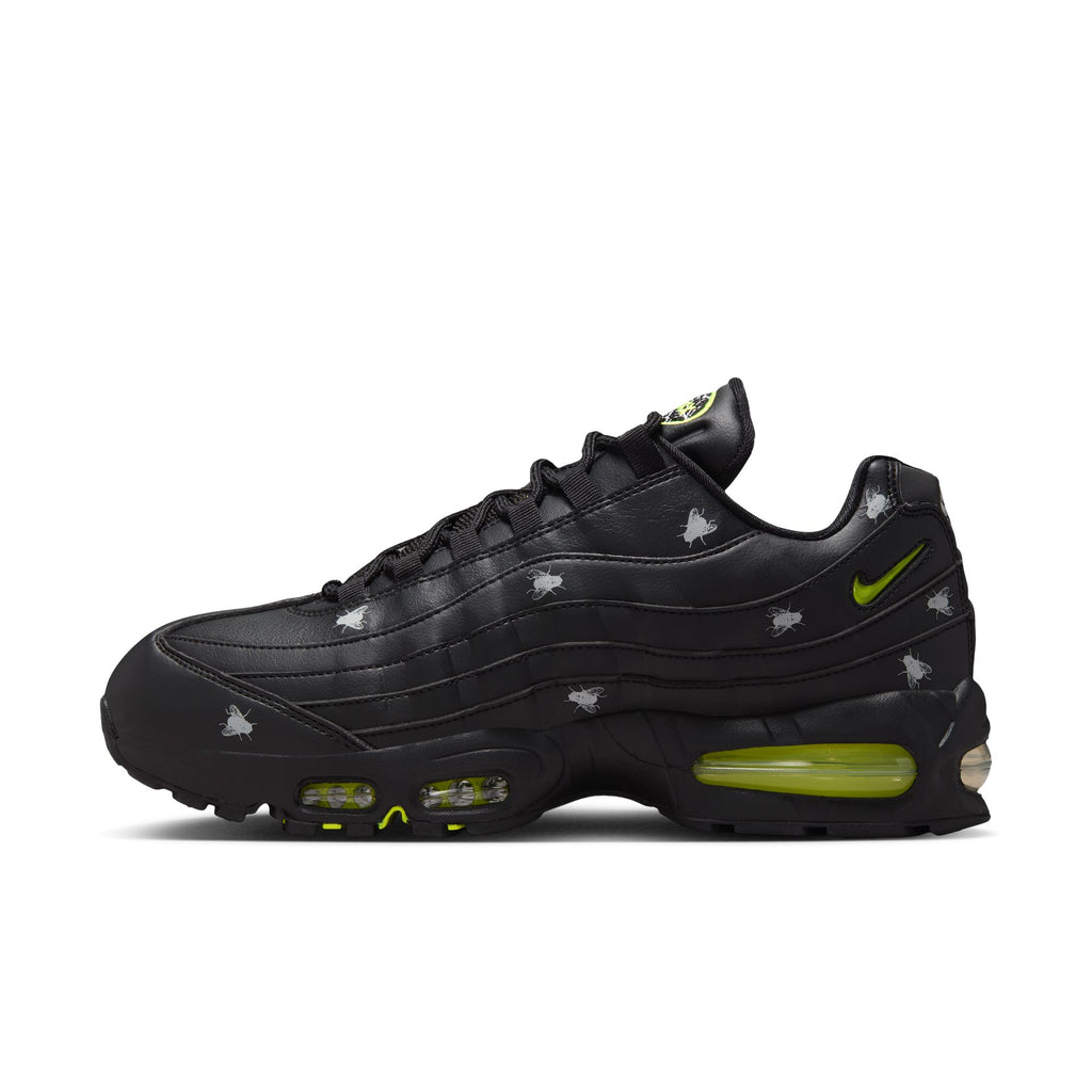 NIKE AIR MAX 95 PREMIUM - BLACK/NEON YELLOW-BLACK-MTLC DARK GREY